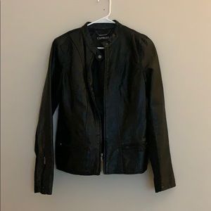 Faux Leather Moto Jacket